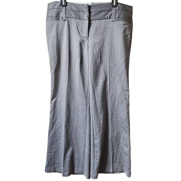 Gray Wide Leg Dress Pants Size 14 Short - Picture 1 of 4